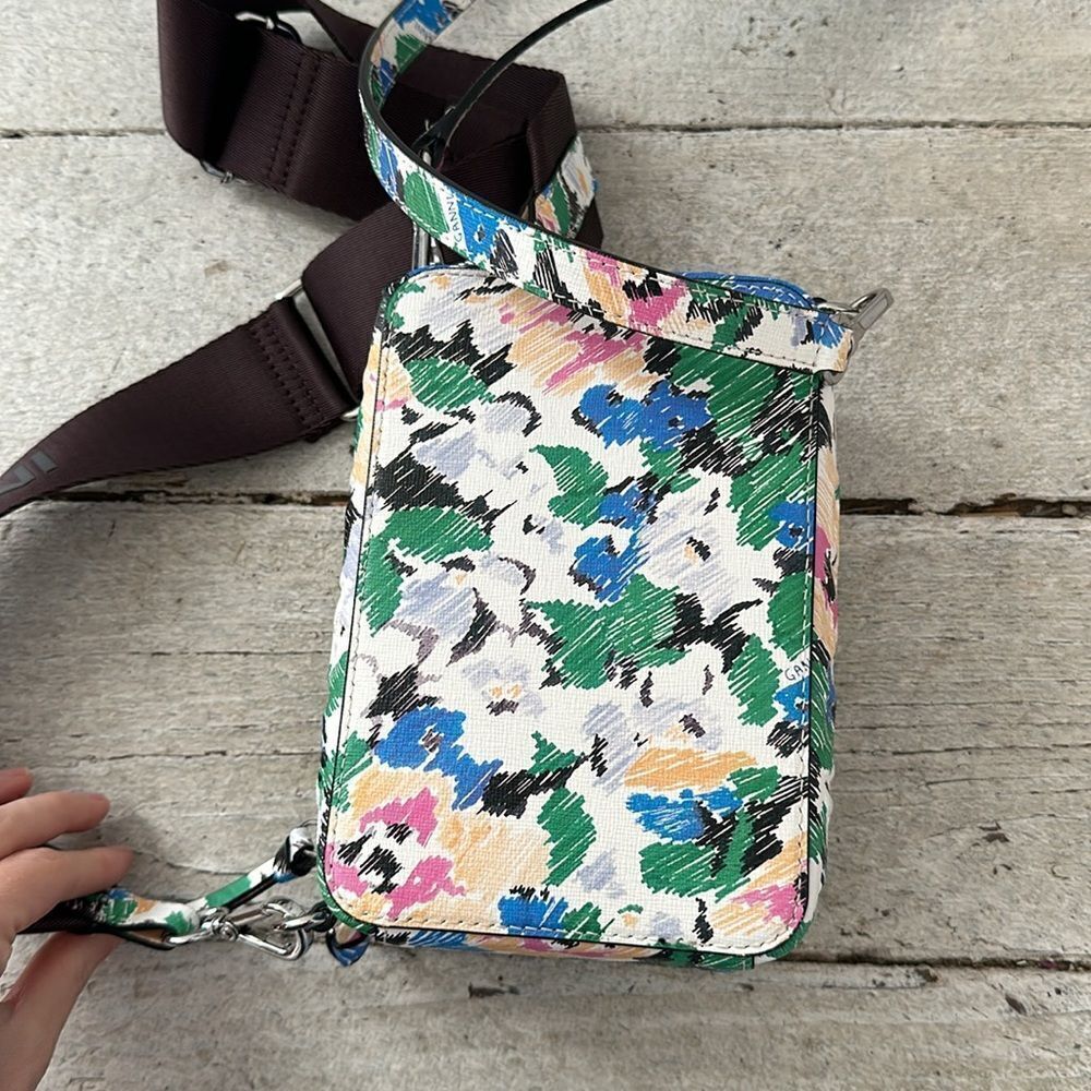 Ganni Multicolor Floral 2 Way Camera Bag - Picture 4 of 6